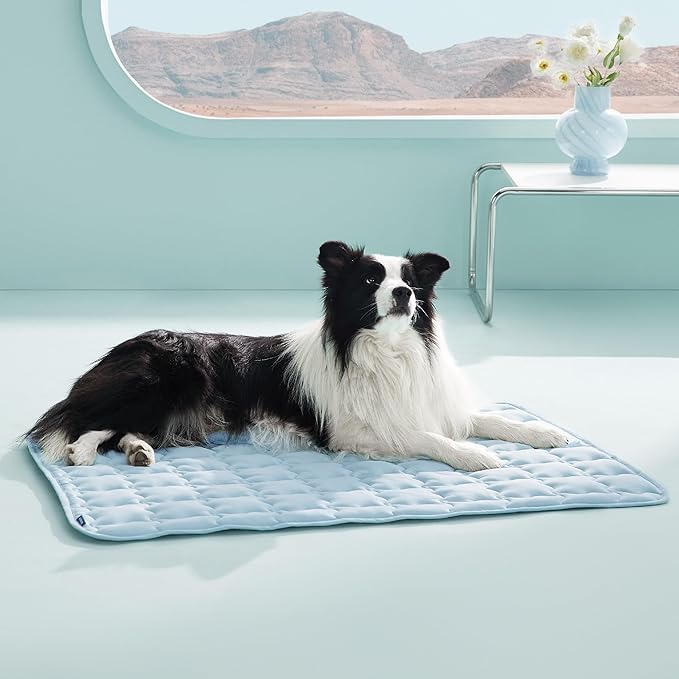 Bedsure Cooling Mat for Large Dogs – 41x28 Thin Washable Cooling Pet Pad for by BEDSURE