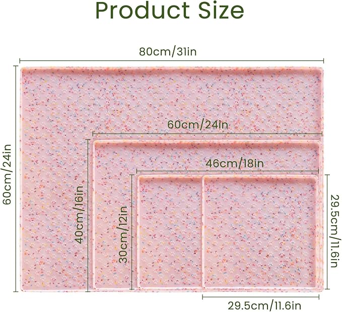 Ptlom Dog Food Mat Anti-Slip Dog Bowl Mats - Image 3