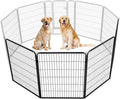 Yaheetech Dog Playpen Outdoor, 40 inch 4 Panels Dog Pen Indoor Heavy Duty Puppy by Yaheetech