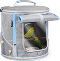Bird Travel Carrier Cage for Small to Medium Size, Portable Parrot Parakeet by halinfer