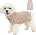 Knitted Dog Sweaters for Small Dogs Warm Small Dog Clothes Winter Sleeveless by Puppishy