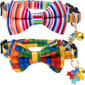 Faygarsle 2 Pack Breakaway Bowtie Cat Collar by Faygarsle