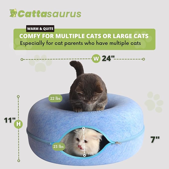 Cattasaurus Peekaboo Cat Cave Donut - Image 6