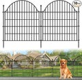 10 Panels No Dig Decorative Garden Fence, 32in x 23.6ft Outdoor Animal Barrier by Blingluck