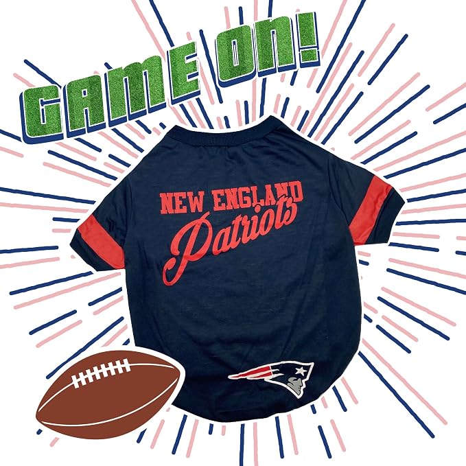 NFL New England Patriots Dog & Cat T-Shirt - Image 4