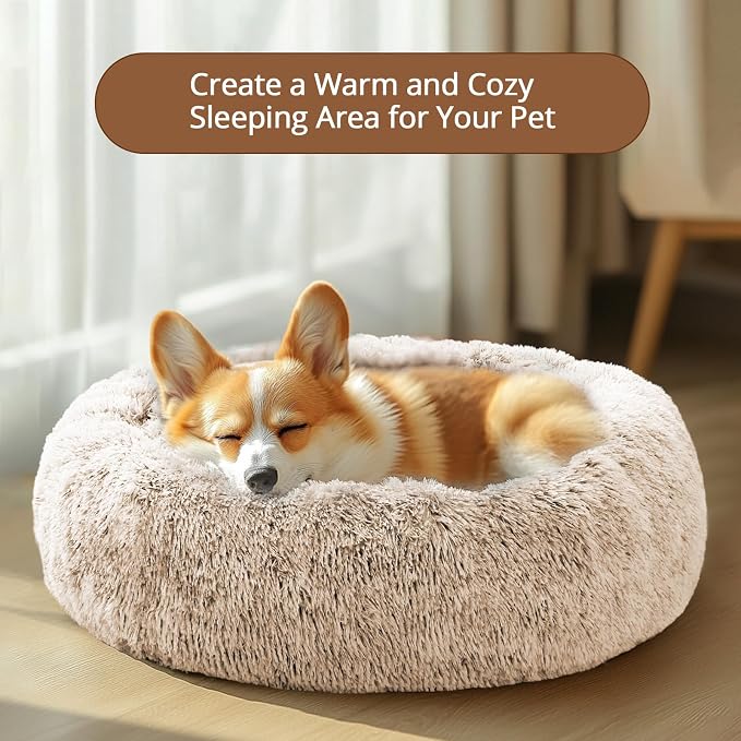 JOLLYVOGUE Calming Dog Bed for Small Dogs - Image 4