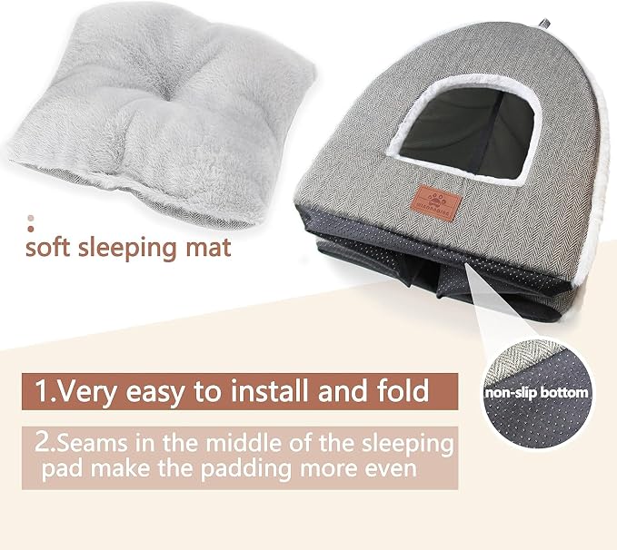 Cat Beds for Indoor Cats-Cat Bed Cave House Tent for Kittens and Small Pets - Image 3
