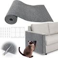 Cat Scratch Furniture Protector-100 x 15.8" Trimmable Self-Adhesive Cats Claws by Inchoco