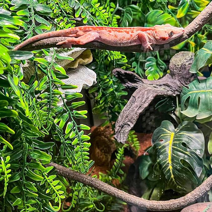 HERCOCCI 3 Pack Reptile Plants, Terrarium Hanging Plants Vines Artificial - Image 3