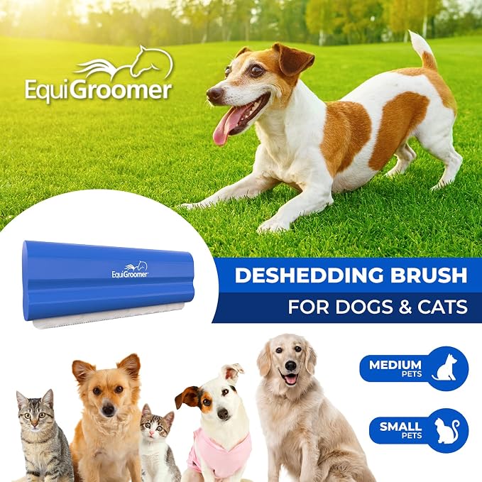 EasyGroomer Deshedding Brush for Dogs & Cats – Undercoat Grooming Tool for - Image 2