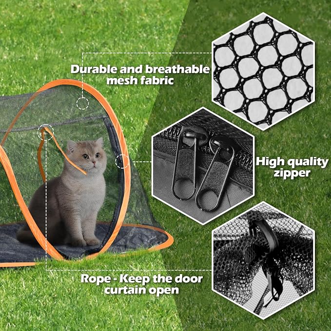 Cat Tent Outdoor, Pet Enclosure Tent Suitable - Image 5