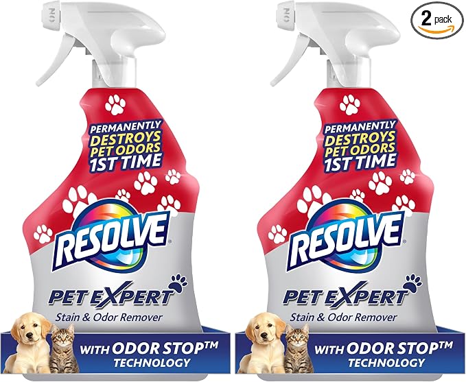 Resolve Pet Expert Stain and Odor Remover, Carpet Cleaner, Pet Stain andOdor by Resolve