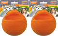 Nylabone Power Play Gripz Felt Basketball Rubber Fetch Toy, Squeaky Ball by Nylabone