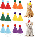 12 PCS Mini Party Hats for Stuffed Animals Birthday Felt Cone Hat by peonyman