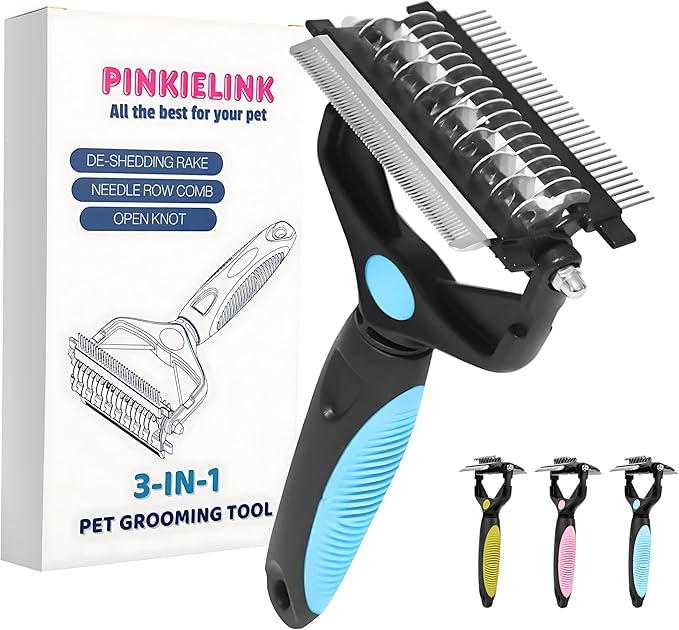 3-IN-1 Pet Grooming Tool by PINKIELINK
