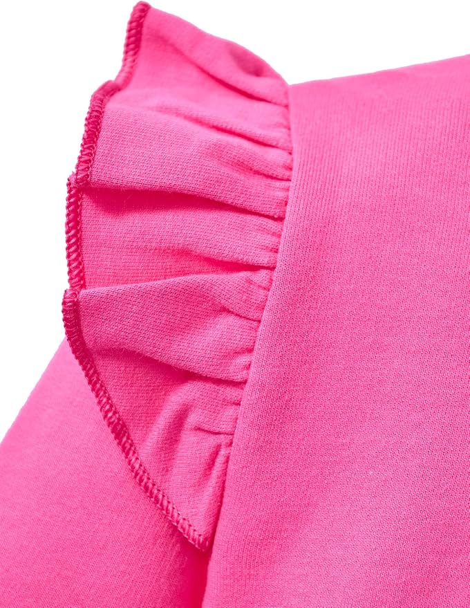 Toddler Baby Girls Cotton Sweater, Long Sleeve Crewneck Sweatshirt Pullover - Image 4