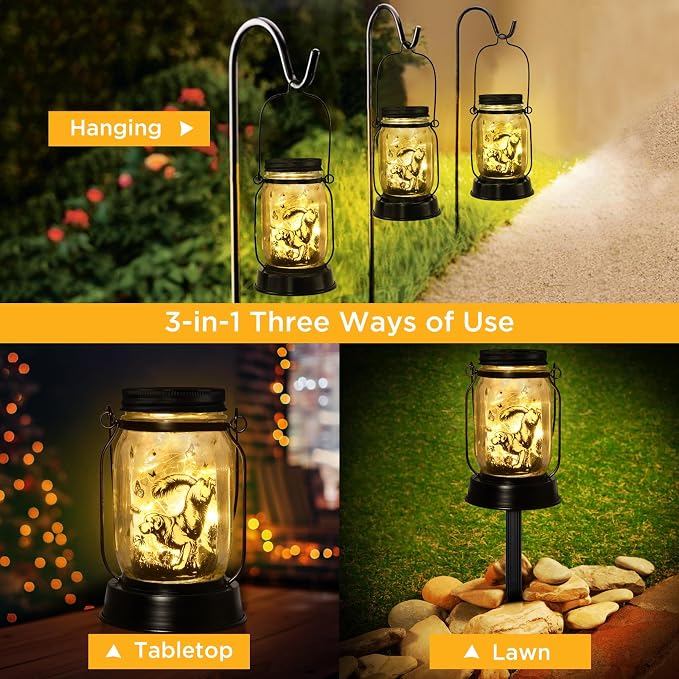 Great Pyrenees Gifts for Women/Men Great Pyrenees Dog Solar Lanterns Mom - Image 2
