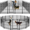 Heavy Duty Dog Playpen: 16 Steel Panels 40" Height, Square Steel Pipe by Committedtobetterpetlife
