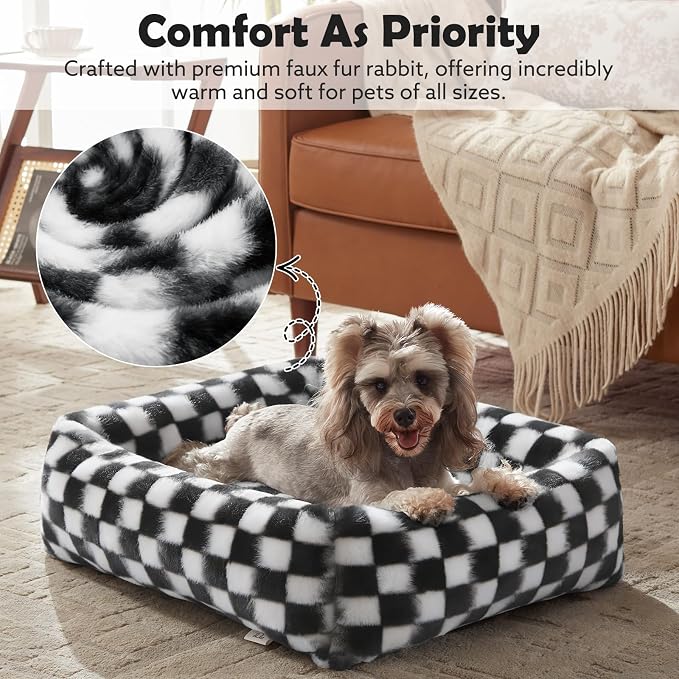 JOEJOY Large Dog Beds Large Sized Dog, Rectangle Washable Orthopedic Corduroy - Image 4