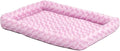 MidWest Homes for Pets QuietTime Fashion XXS Dog Bed – Pink Faux Fur Bolster by MidWestHomesForPets