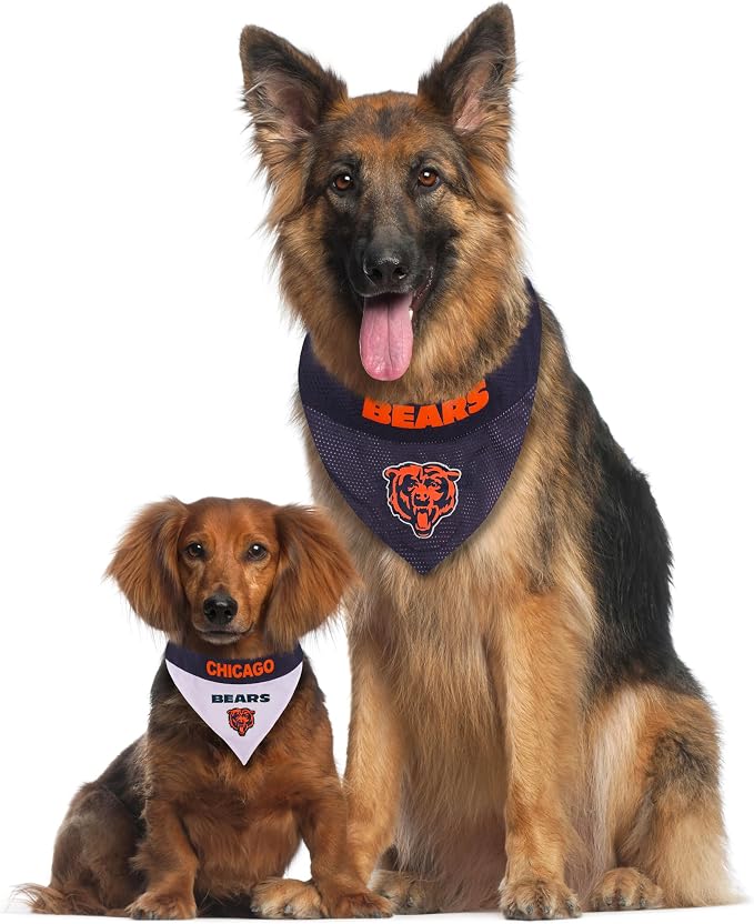 Pets First NFL Chicago Bears Reversible Bandana Size XX-Large - Image 4