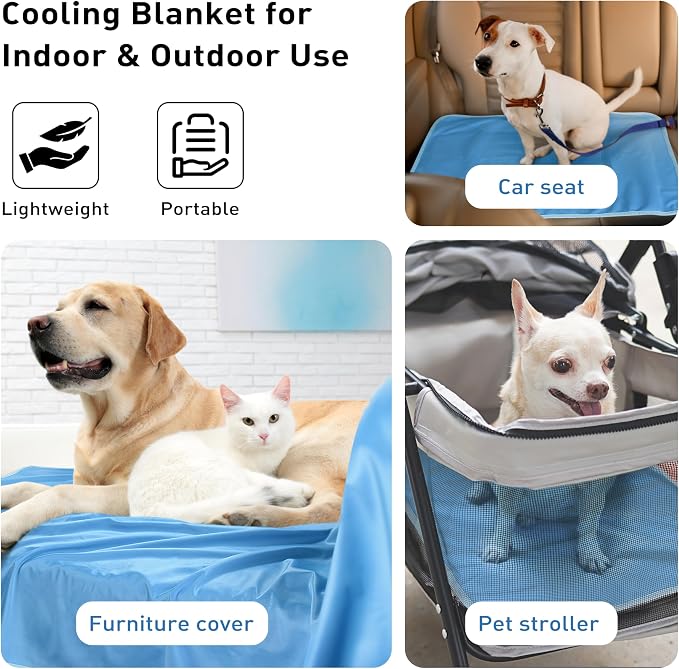 Kritter Planet Waterproof Cooling Dog Mat, Soft Pet Blanket - Image 5