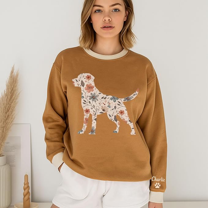 NAZENTI Personalized Dog Sweatshirt, Custom Photo Shirts, Dog Embroidered Shirt - Image 6