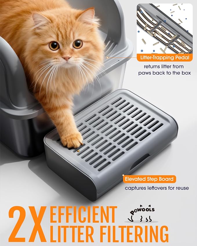 Cat Litter Box - Stainless Steel Litter Box - Image 3