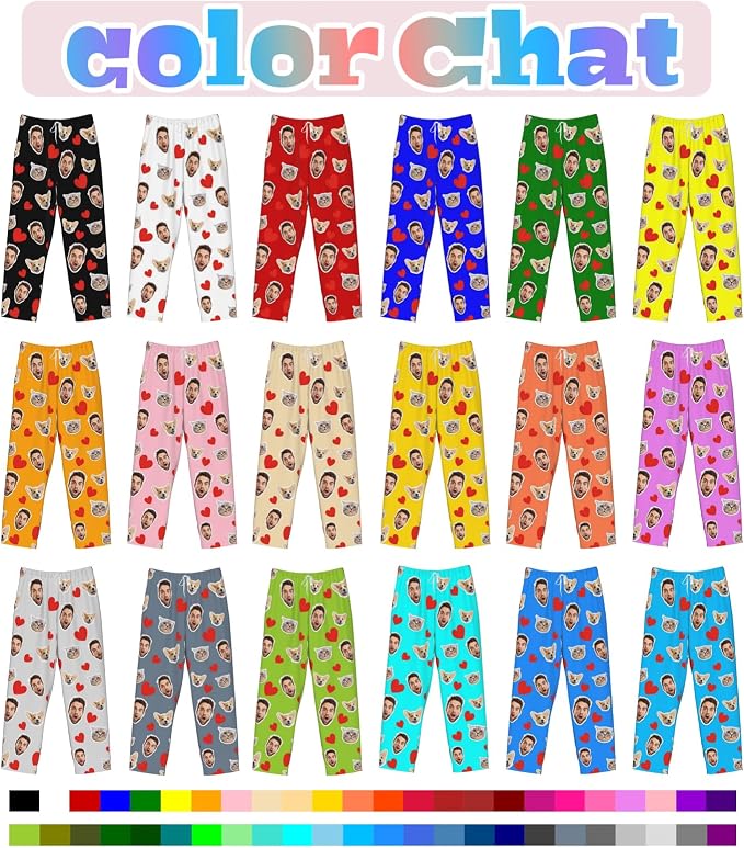 Custom Pajamas Pants Plaid Personalized Funny PJ Pant Design - Image 2