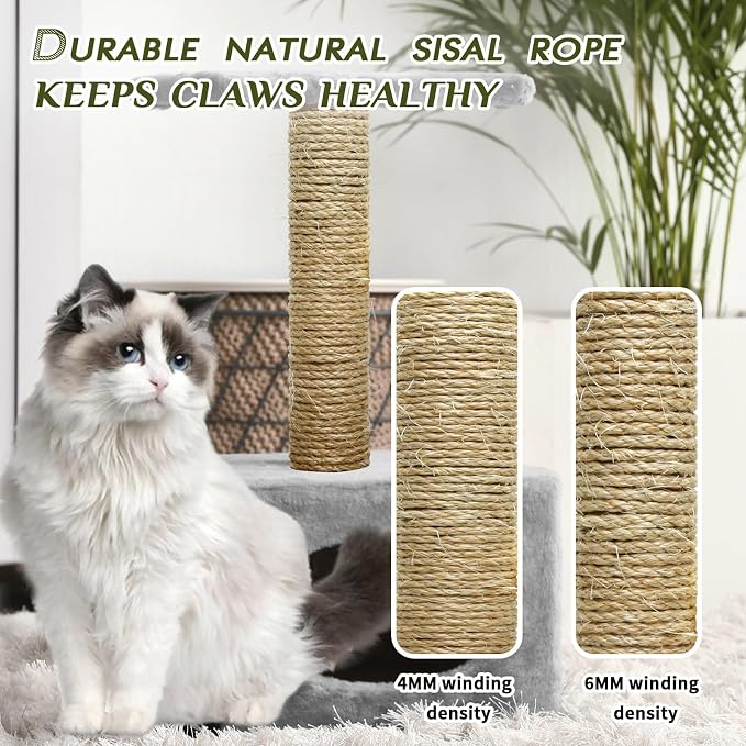 Natural Sisal Rope 1/4 Inch 32-Feet - Image 4