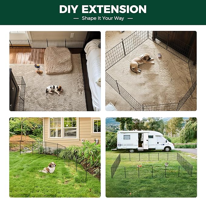 FXW MiniPaws Unleashed Dog Playpen, Expandable & Portable Design - Image 3