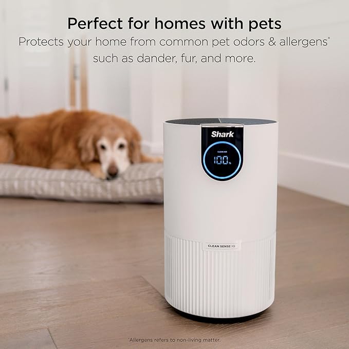 Shark Air Purifiers for Bedroom, Small Room, HEPA Air Filter, Odor Eliminator - Image 3