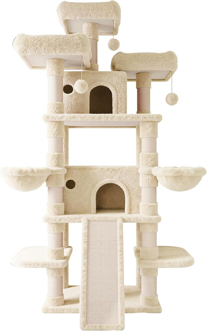 SHA CERLIN 81 Inches Extra Large Cat Tree - Image 9