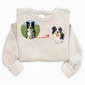 Custom Pet Sweatshirts with Photo and Name, Personalized Dog Sweatshirt by Unknown