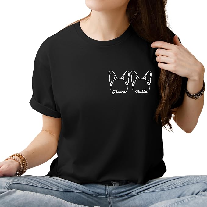 Custom Dog Mom Shirt for Women Pet Ears Sweatshirt - Image 6
