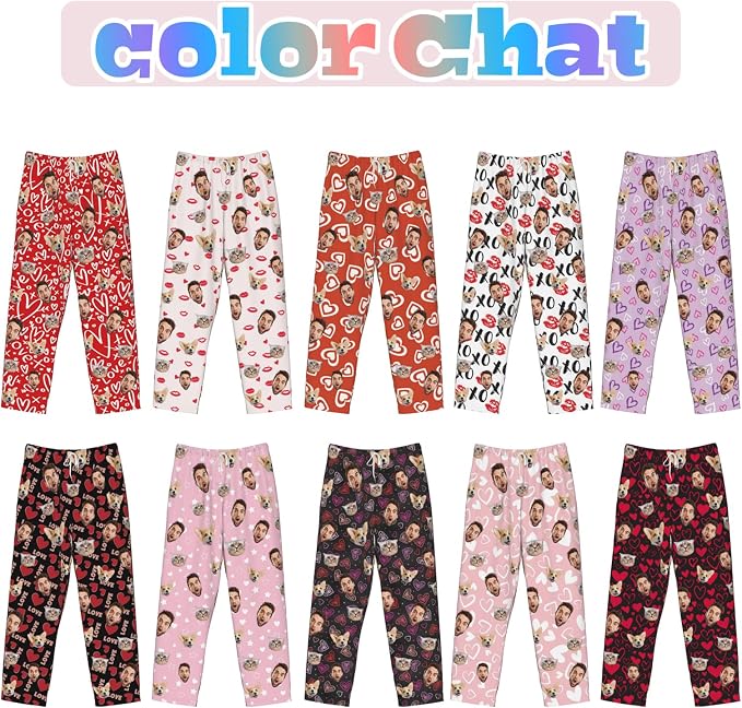Custom Pajamas Pants Plaid Personalized Funny PJ Pant Design - Image 2