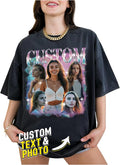 Custom Bootleg Rap Tee, Personalized Girlfriend Vintage Graphic T-Shirt by CustomsMerch