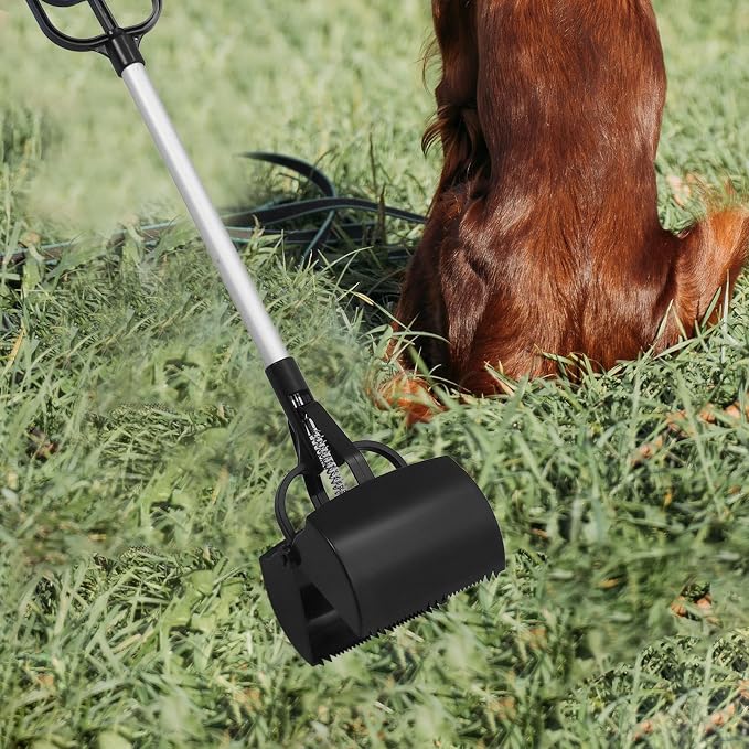 Pet Poop Picker with Long Handle, Portable Pet Waste Cleaning Tool - Image 7