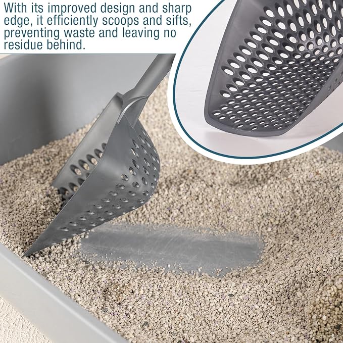 Set of 1 Cat Litter Scoop with Small Holes, Deep Sifting Shovel - Image 3