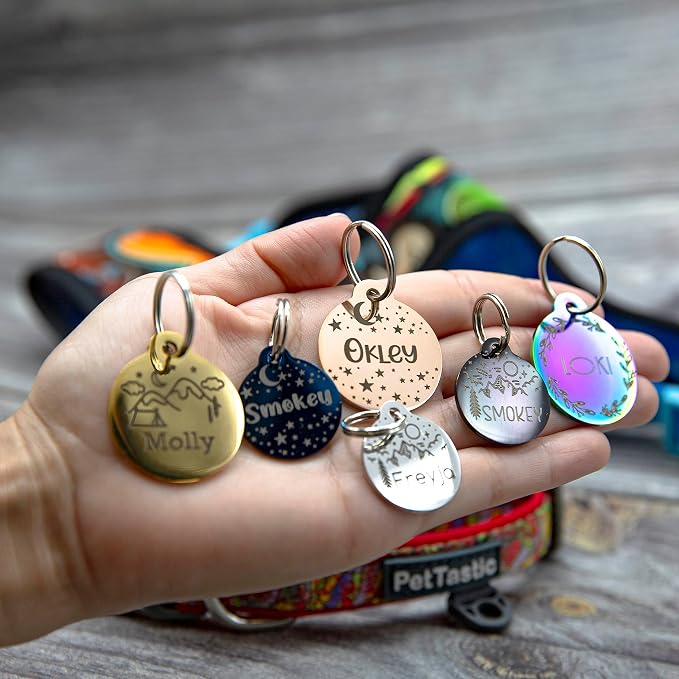 Personalized Dog Tag with 5 Lines of Custom Deep Engraved Durable Stainless - Image 6