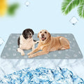 BEAUTYZOO Upgraded Dog Self Cooling Mat Ice Silk Chill Pads by BEAUTYZOO