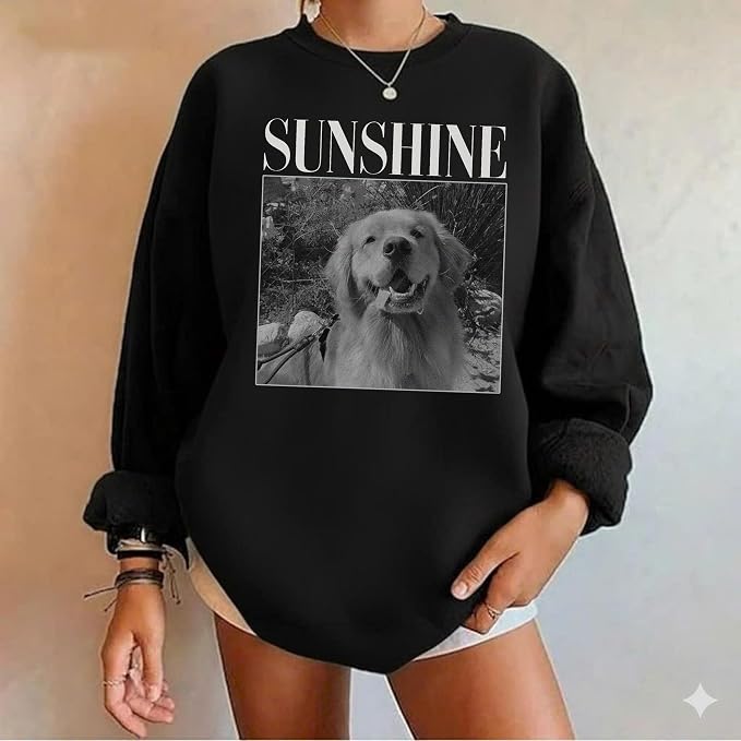 Custom Pet Sweatshirts with Photo and Name, Personalized Dog Sweatshirt - Image 7