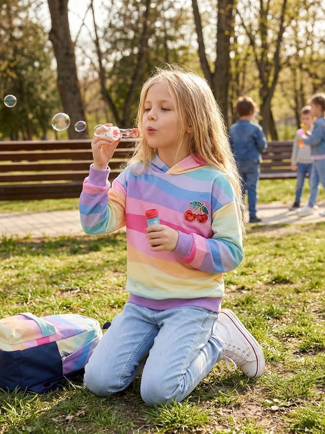 WELAKEN Sweatshirts for Girls Toddler & Kids II Little Girl's Pullover Tops - Image 4
