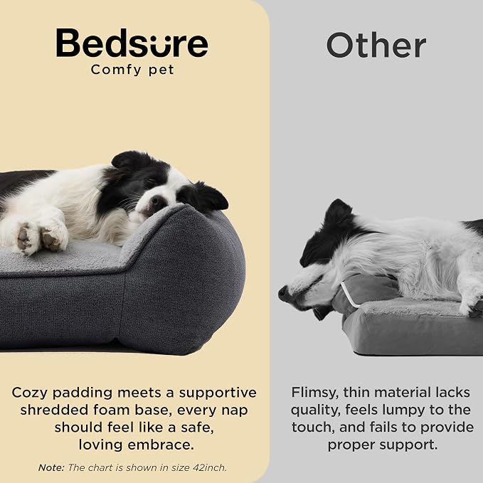 Bedsure SupportMax™ XL Plus Orthopedic Dog Beds Large Sized Dog - Image 3