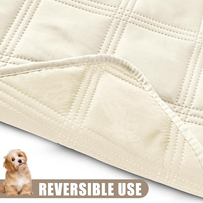 Smiry Waterproof Dog Bed Cover Blanket 40x50, Soft Reversible Pet Blanket - Image 3