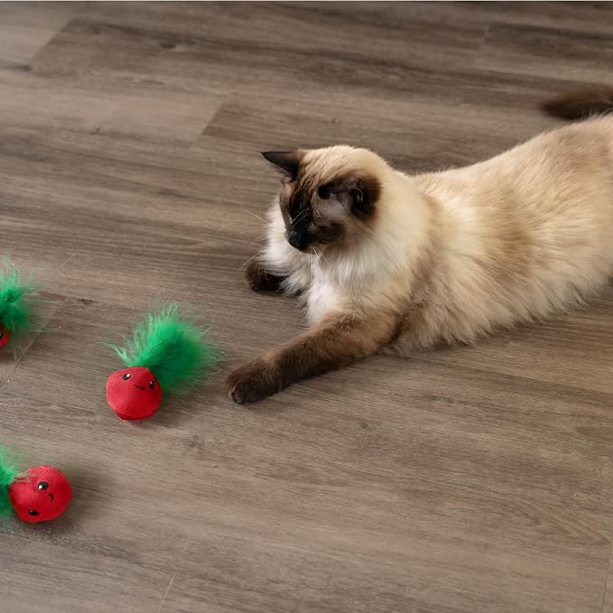 Catstages Strawbabies 3-Pack Catnip Cat Toys - Image 8