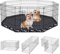 Dog Pen Pet Playpen Dog Fence Indoor Foldable Metal Wire Exercise Puppy Play by Peekaboo