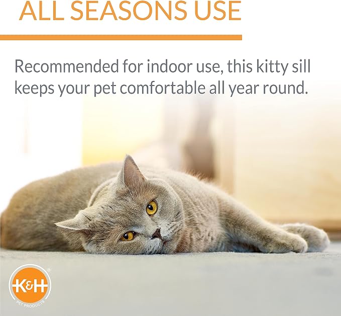 K&H Pet Products Bolster Kitty Sill Cat Window Perch Bed - Image 5