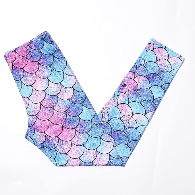 Girl Unicorn Leggings Kid Rainbow Print Legging Tights Trousers Slim Long Pants - Image 4