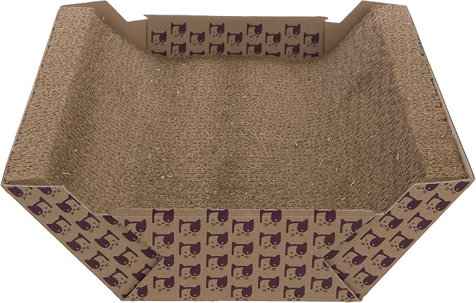 SmartyKat Super Scratcher Chaise Corrugate Cat Scratcher and Lounge, Cradling by SmartyKat